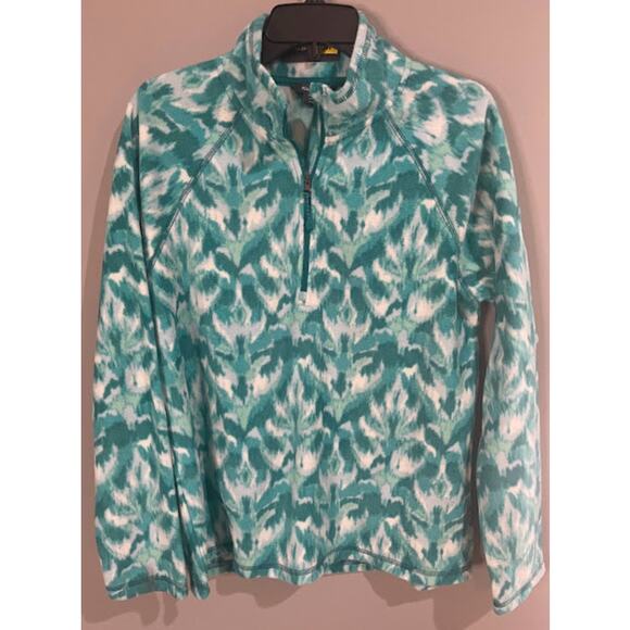 Eddie Bauer Women's Polar Fleece Raglan Sleeve 1/4 Zip Size Medium NWT - Picture 1 of 3